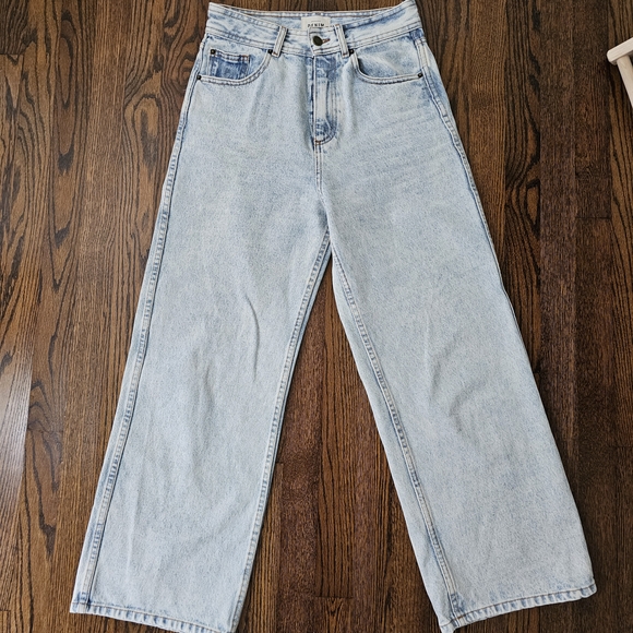 Sezane Le Crop Bleach Jeans - Picture 6 of 10